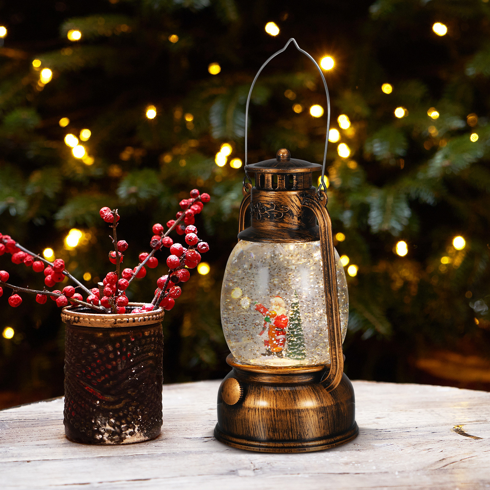 Lighted Musical Snow Globe Lan - Snow Globe Musical 评论和价格