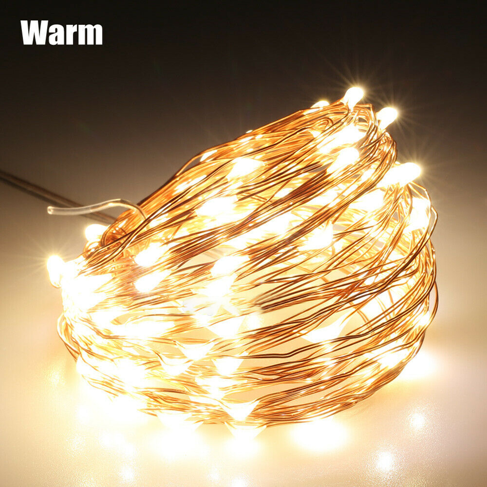 Copper Wire Lamp 10M LED Fairy - Led Fairy String Lights 评论和价格