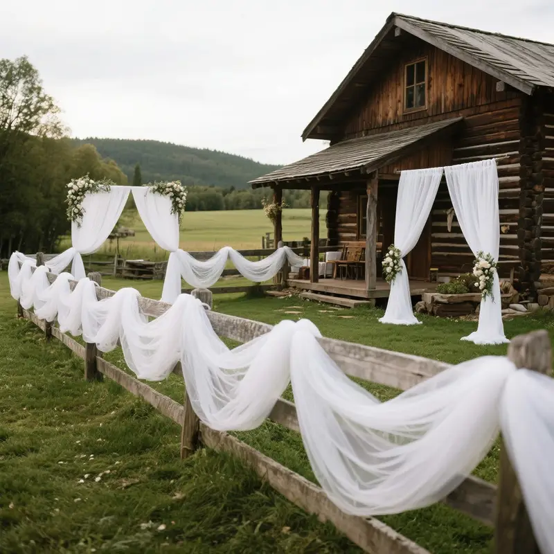 DIY Decoration Tulle Arch Drap - Christmas Table Runner 评论和价格
