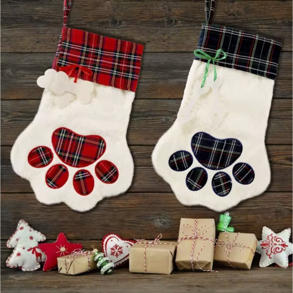 Christmas Socks New Year Decor - Christmas Stocking Hanging 评论和价格