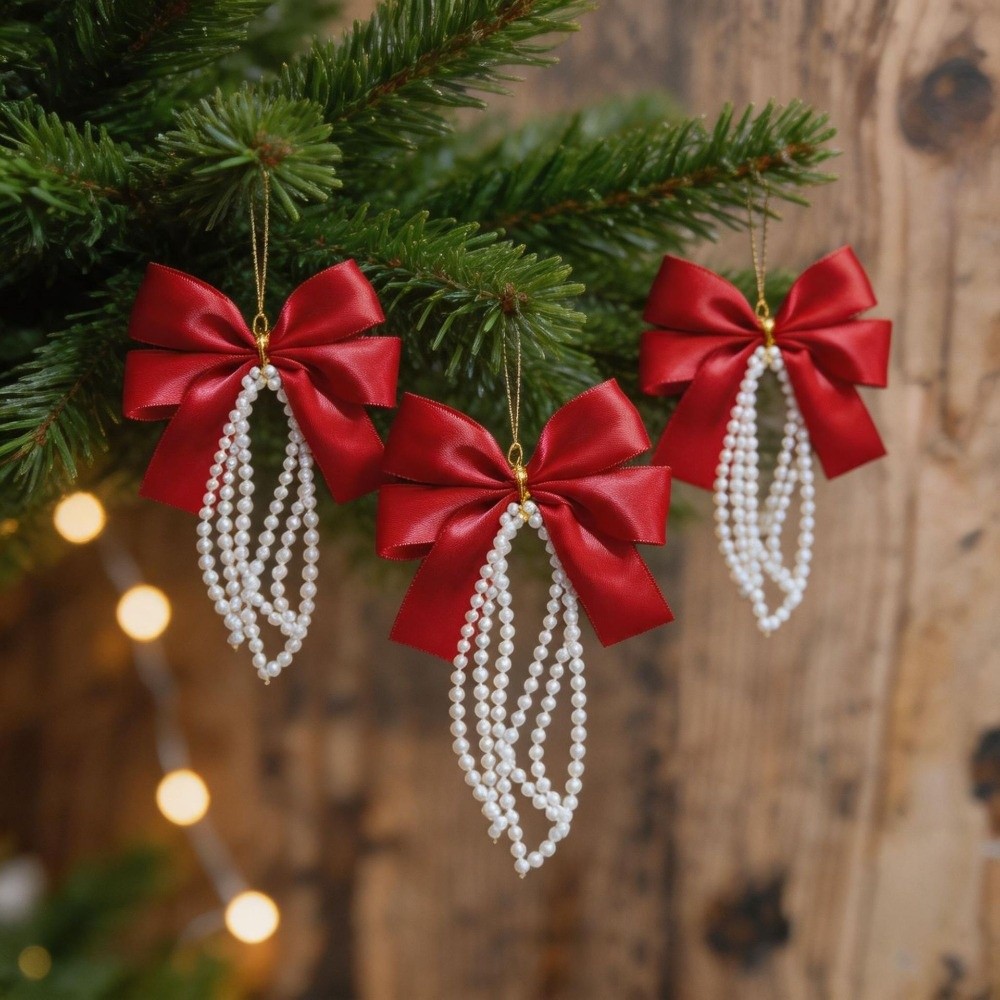 12pcs Set Christmas Tree Bows  - Gift Box Wrap Set 评论和价格