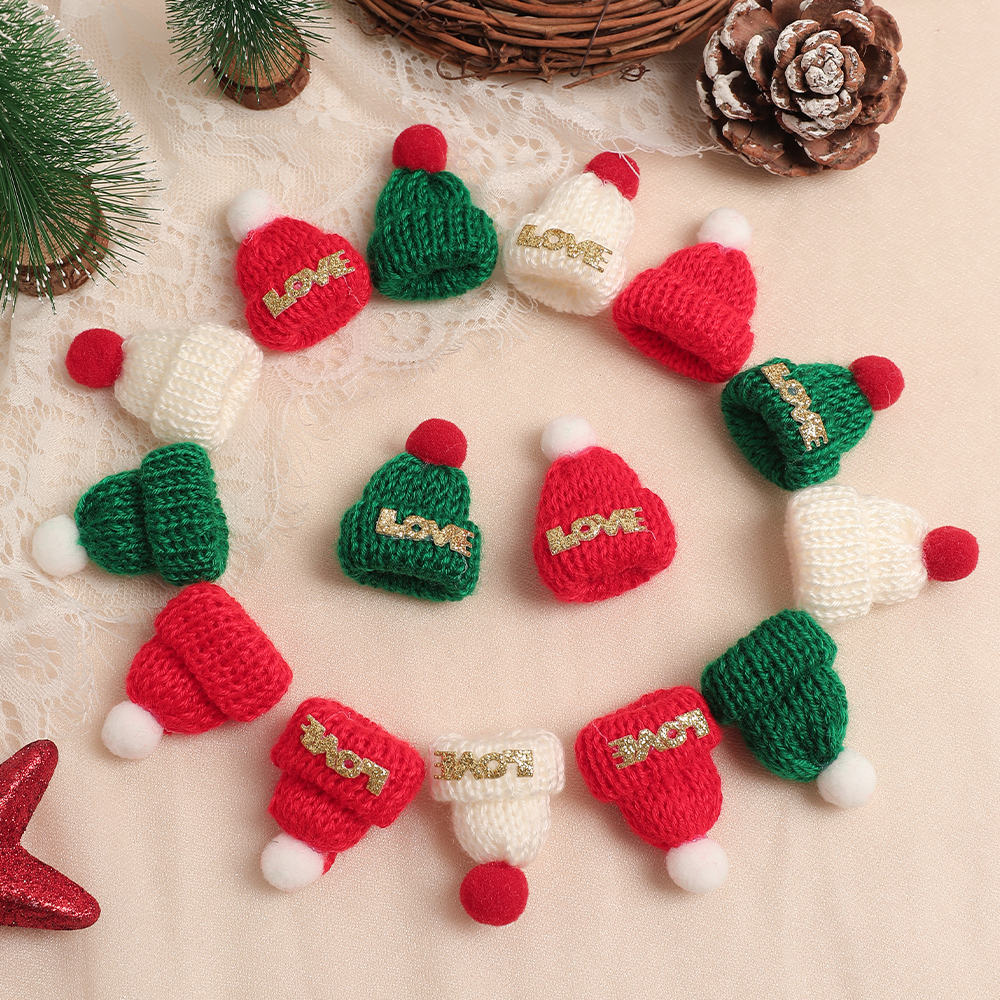 5/10Pcs Christmas Decoration M - Santa Hat Plush 评论和价格