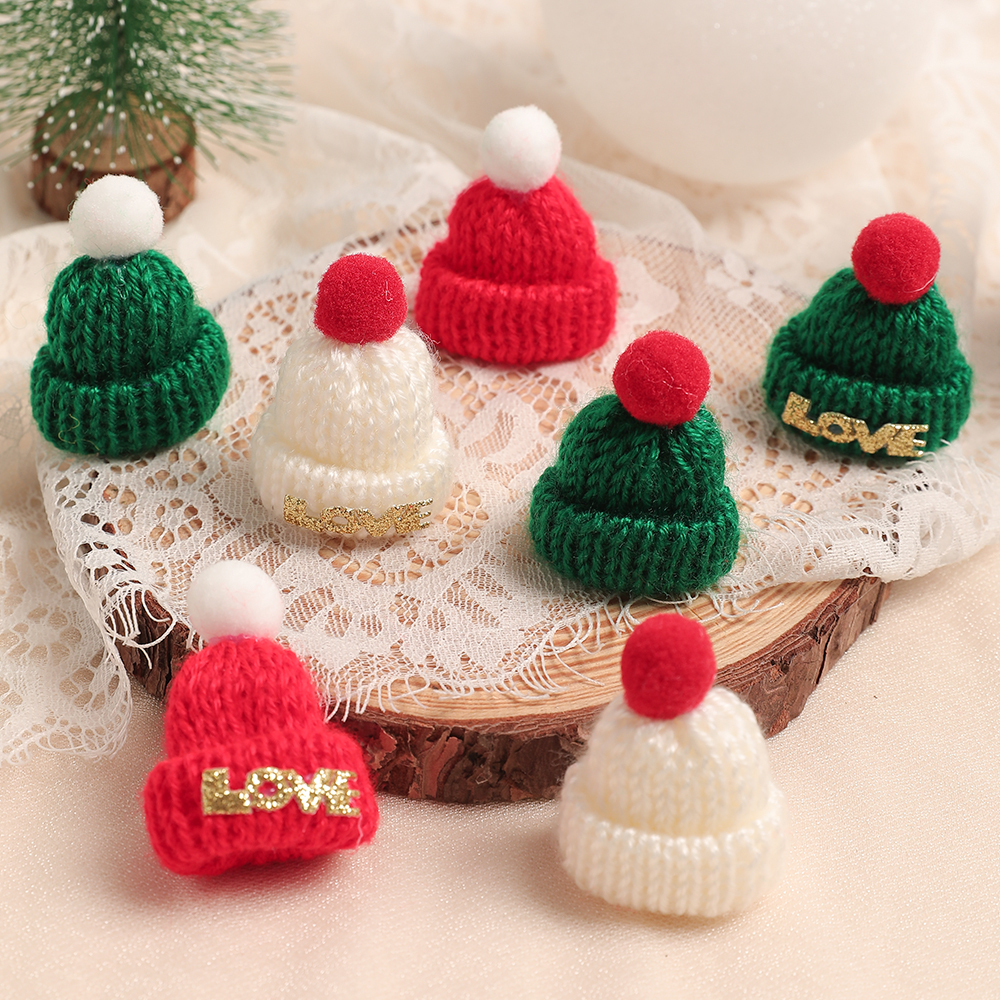 5/10Pcs Christmas Decoration M - Santa Hat Plush 评论和价格