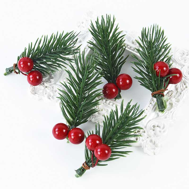 10pcs Christmas Berry Pine Con - Christmas Wreath Fake 评论和价格