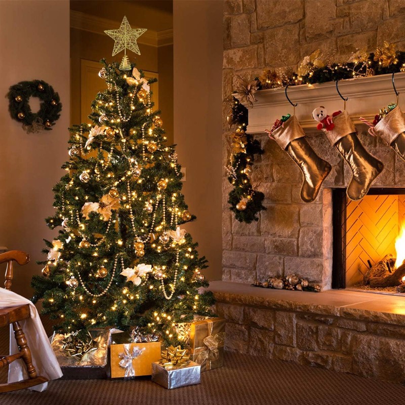 Christmas Tree Glitter Star To - Star Tree Topper 评论和价格