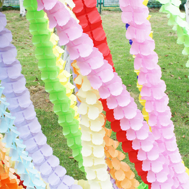 1pcs 3m Four Leaf Clover Paper - Tinsel Garland Decoration 评论和价格