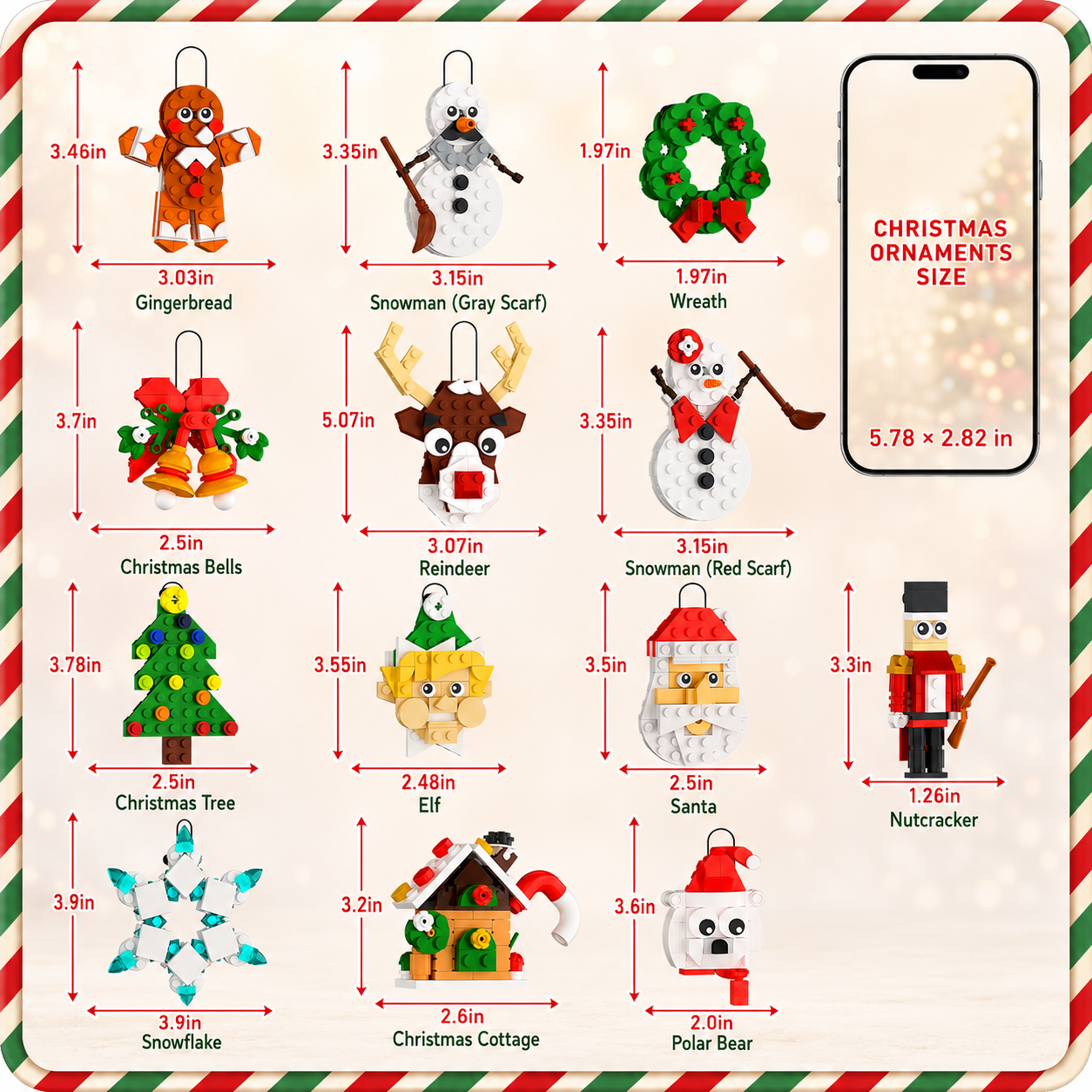 Christmas Ornaments Building B - Christmas Stocking Hanging 评论和价格