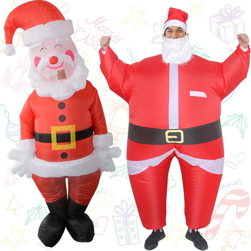 Classic Adult Santa Claus Infl - Elf Costume Christmas 评论和价格
