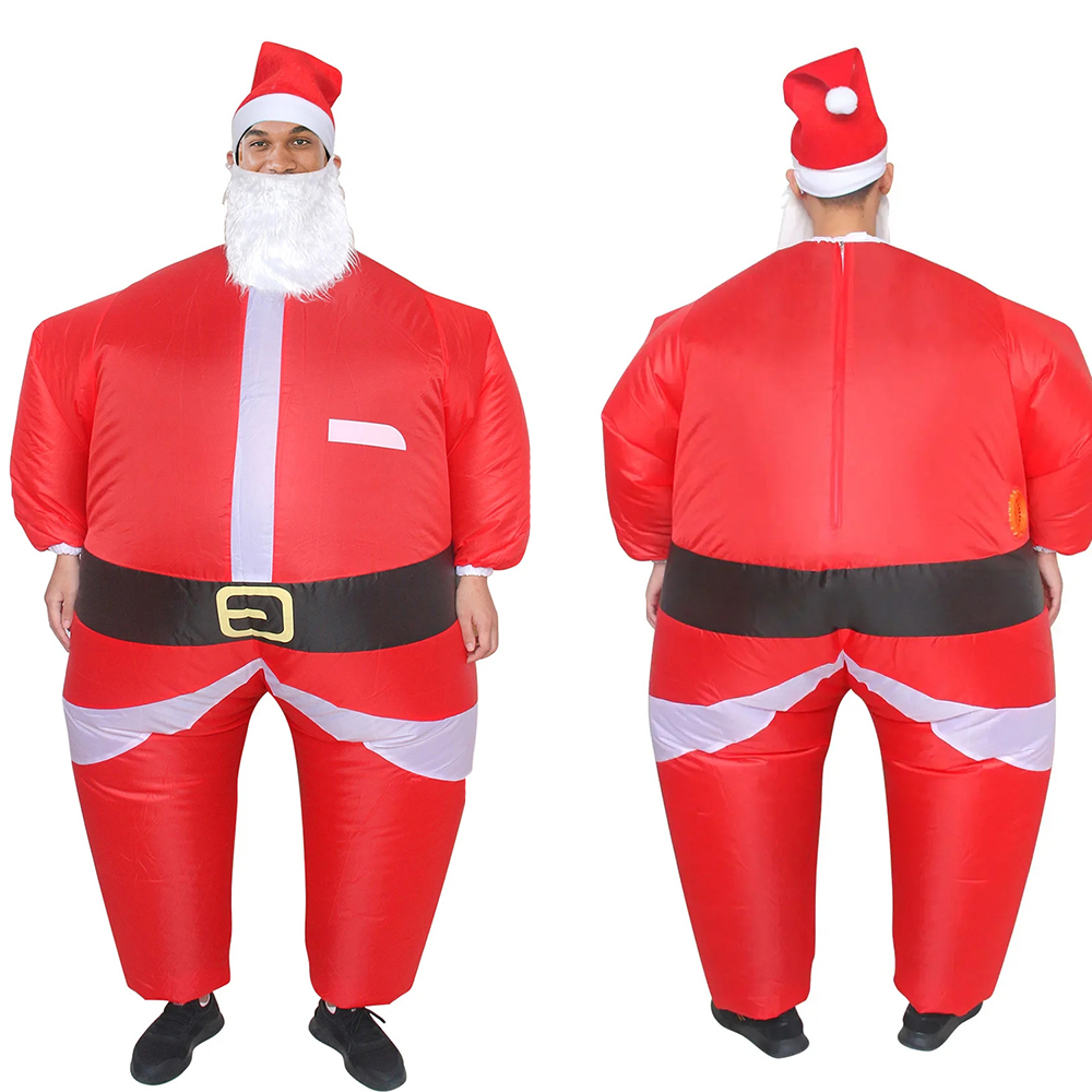 Classic Adult Santa Claus Infl - Elf Costume Christmas 评论和价格