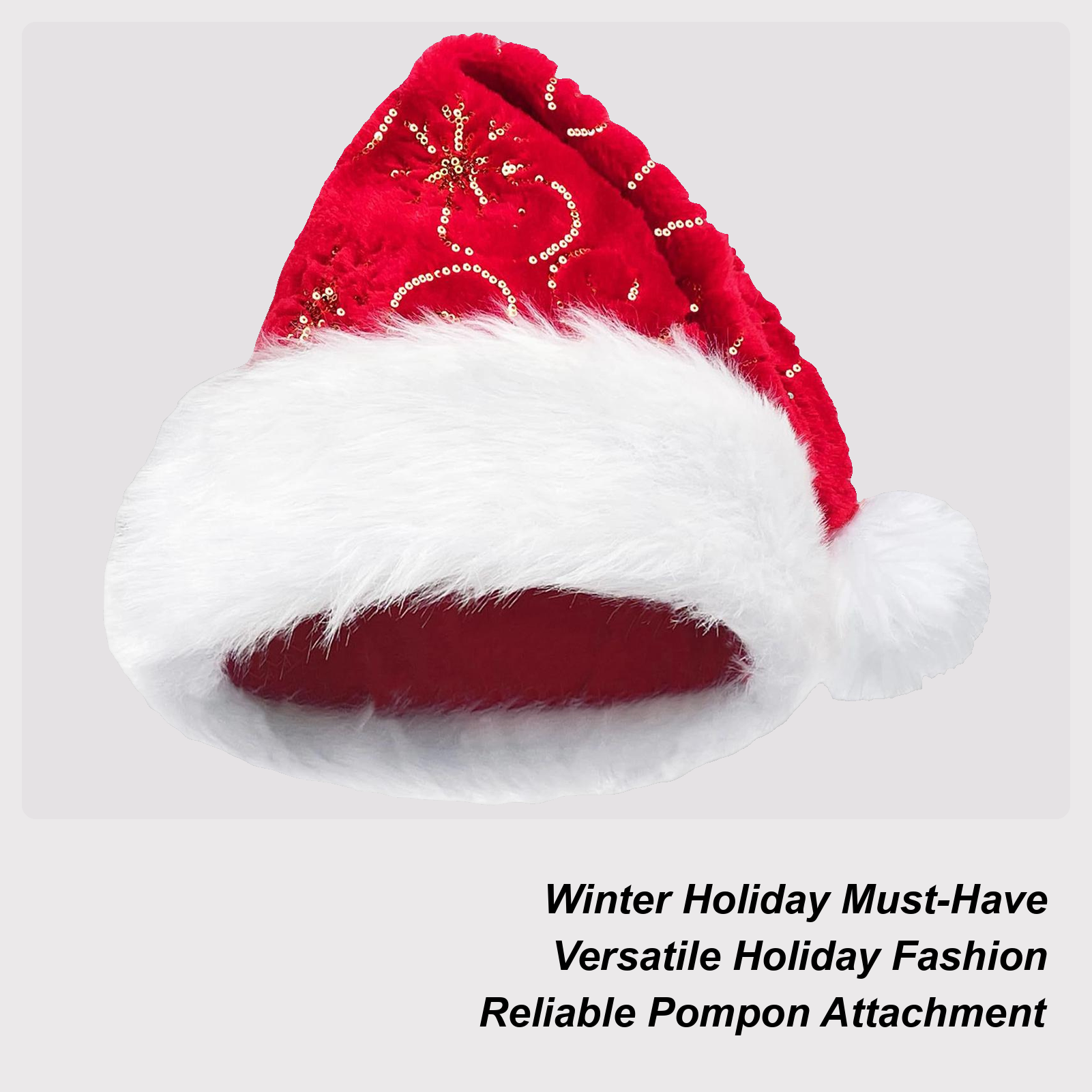 Plush Christmas Hat Portable W - Santa Hat Plush 评论和价格