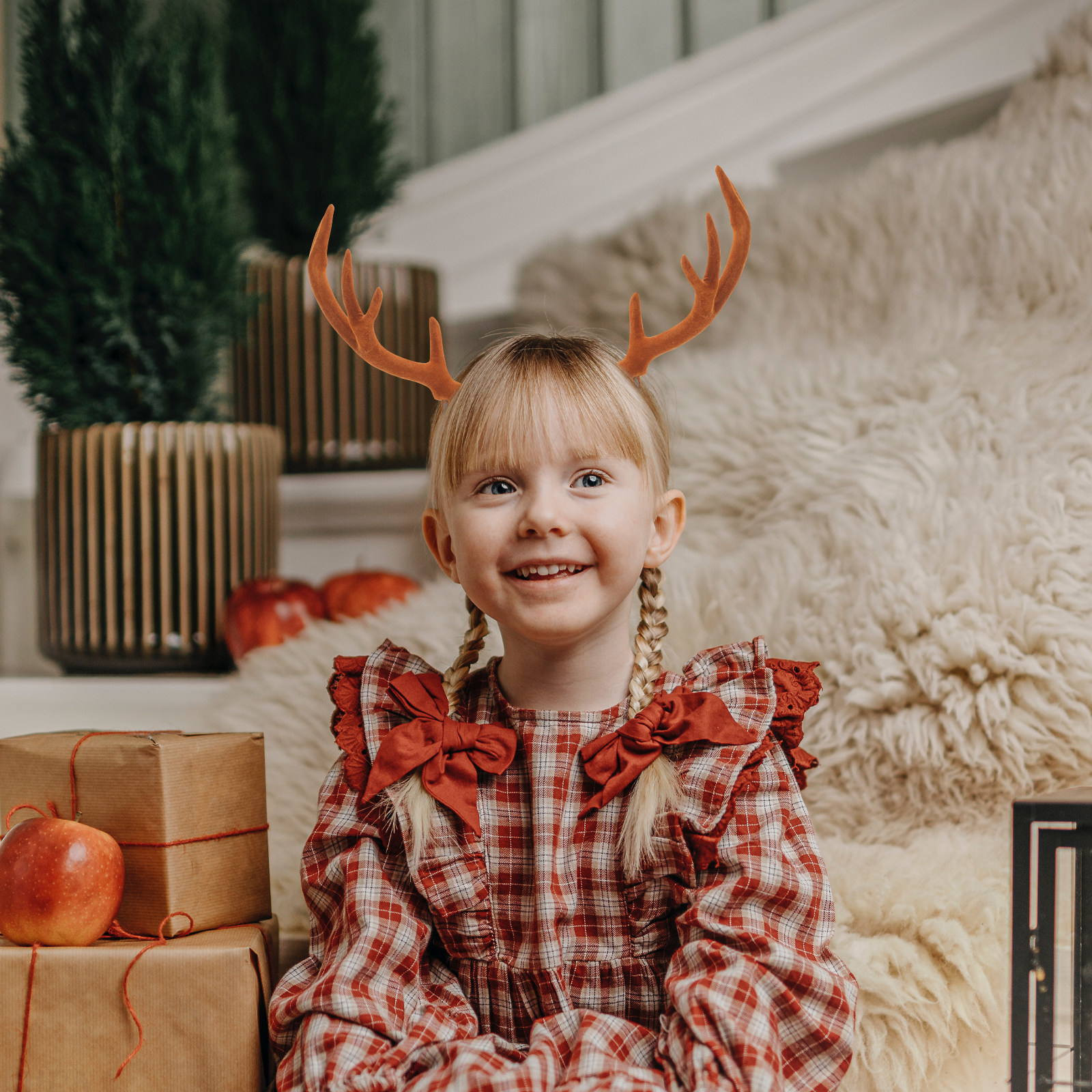 1Pair Reindeer Antlers Artific - Reindeer Antlers Headband 评论和价格