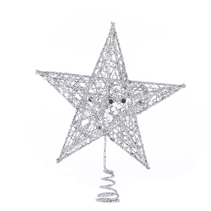 15/20/25/30cm Hollow Star Gold - Star Tree Topper 评论和价格