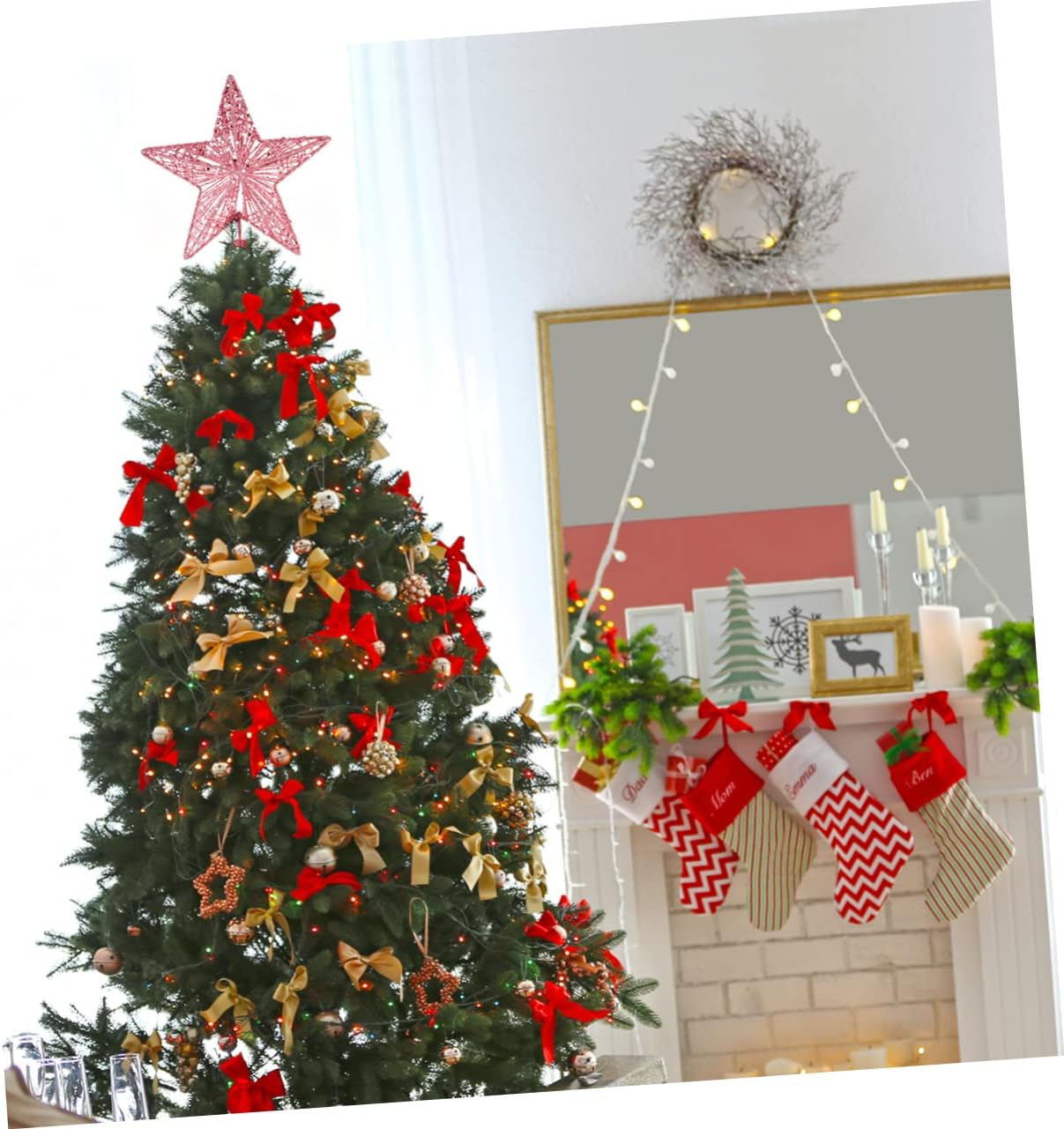 20Christmas Tree Topper Star G - Star Tree Topper 评论和价格