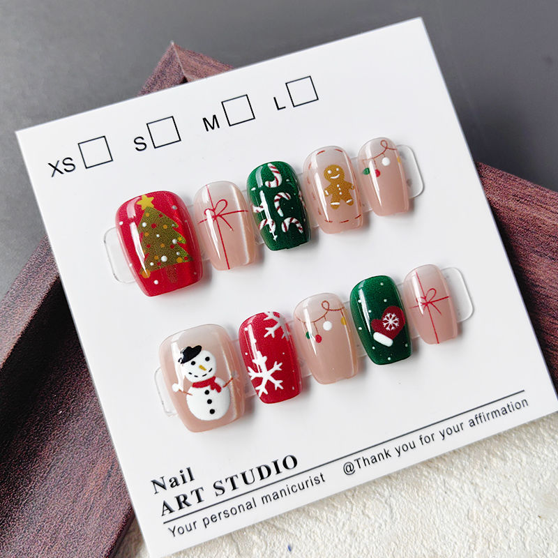 10 Pcs Christmas Half Handmade - Christmas Tree Artificial 评论和价格