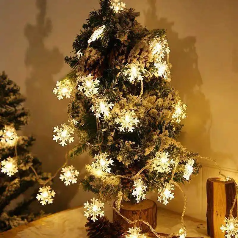 10/20/40 LED Snowflake String  - Led Fairy String Lights 评论和价格