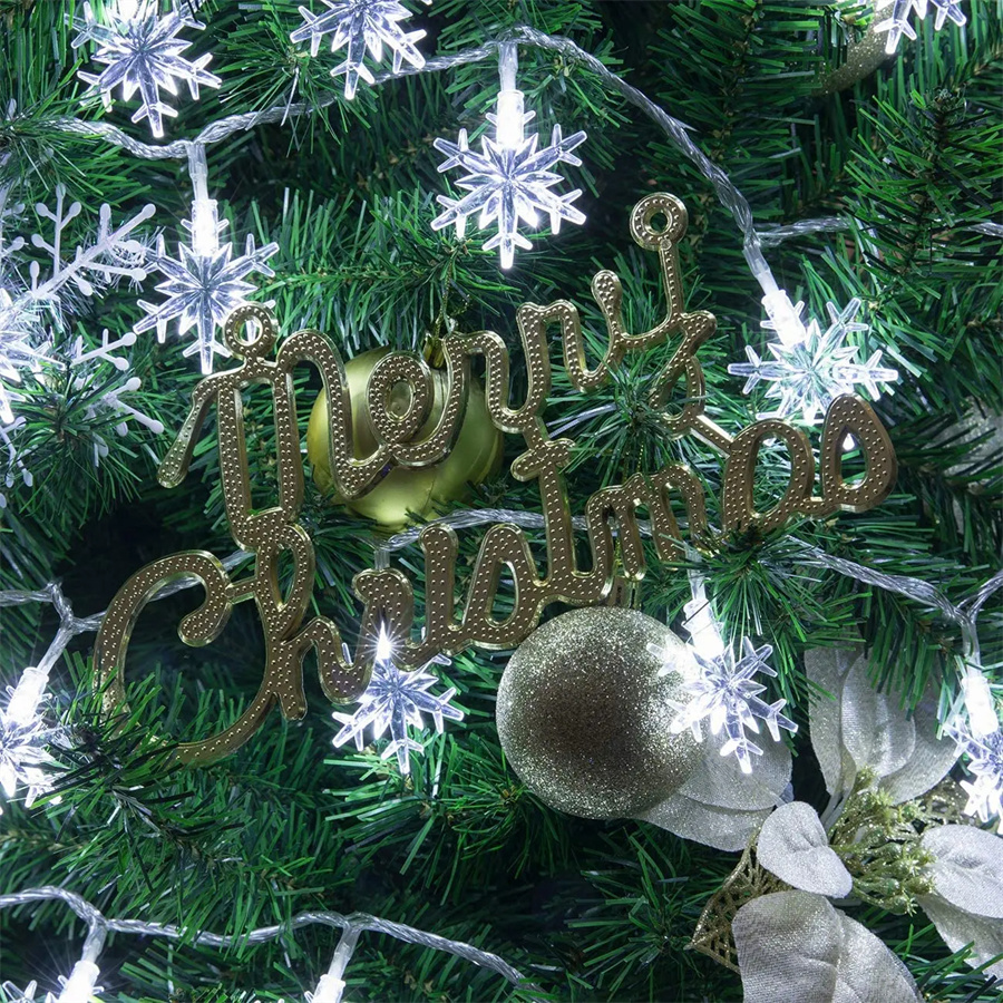 10/20/40 LED Snowflake String  - Led Fairy String Lights 评论和价格