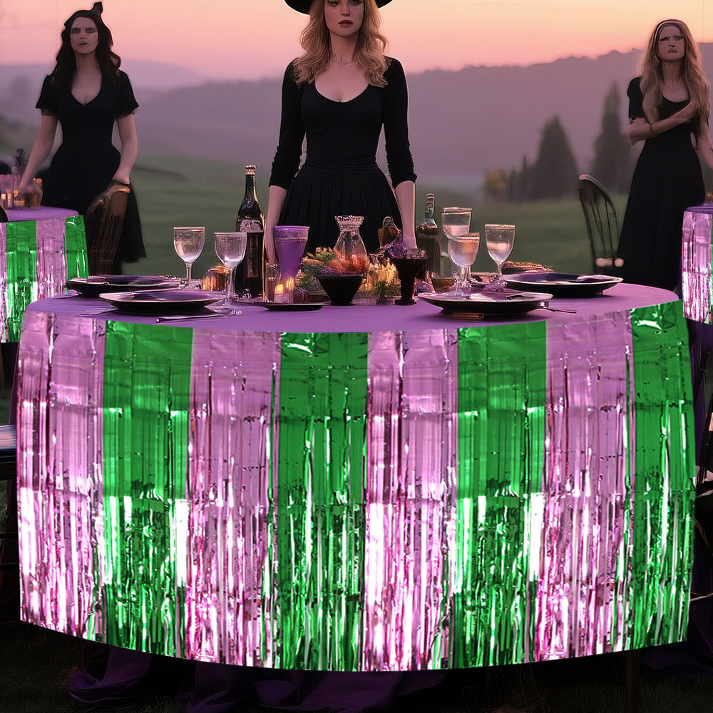 Wicked Witch Party Table Decor - Tinsel Garland Decoration 评论和价格