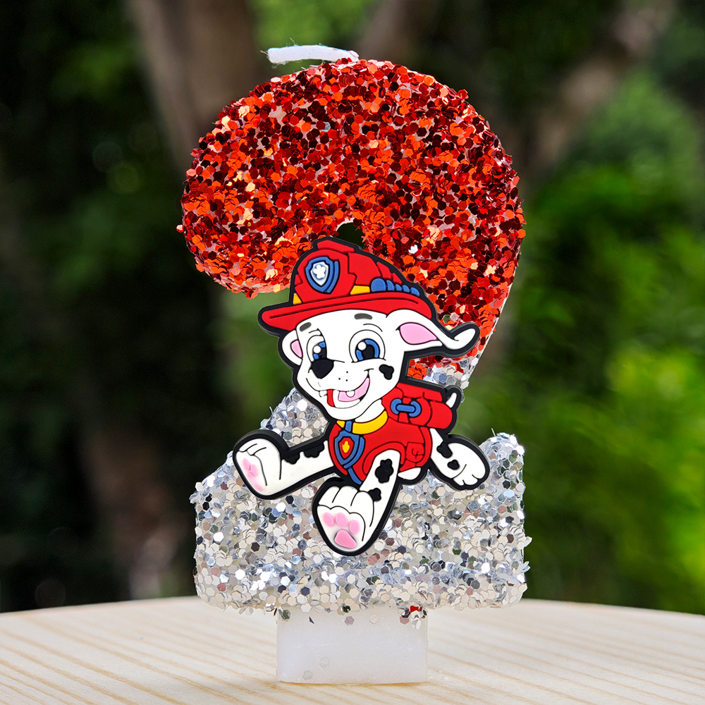 Paw Patrol Anime Number 0-9 Ca - Holiday Candle Set 评论和价格
