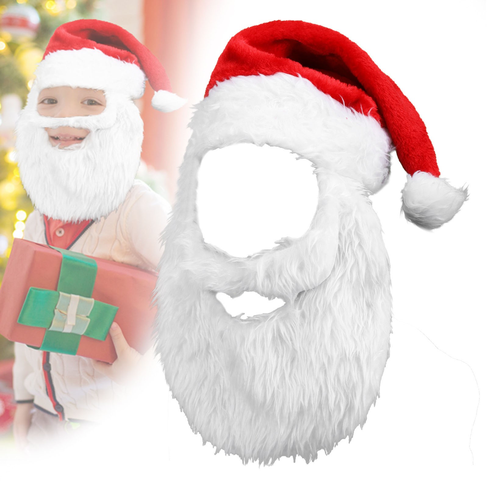 New Adults Ball Plush Christma - Santa Hat Plush 评论和价格
