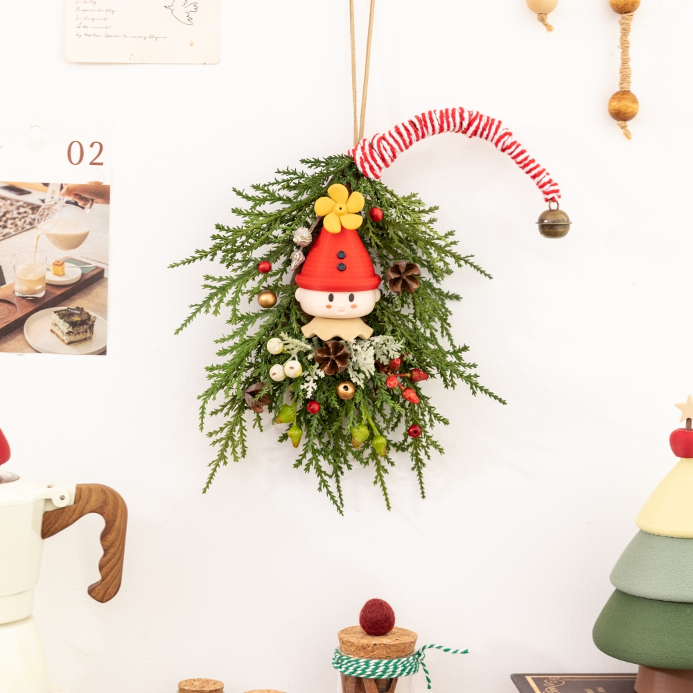 Artificial Pine Needle Christm - Christmas Wreath Fake 评论和价格