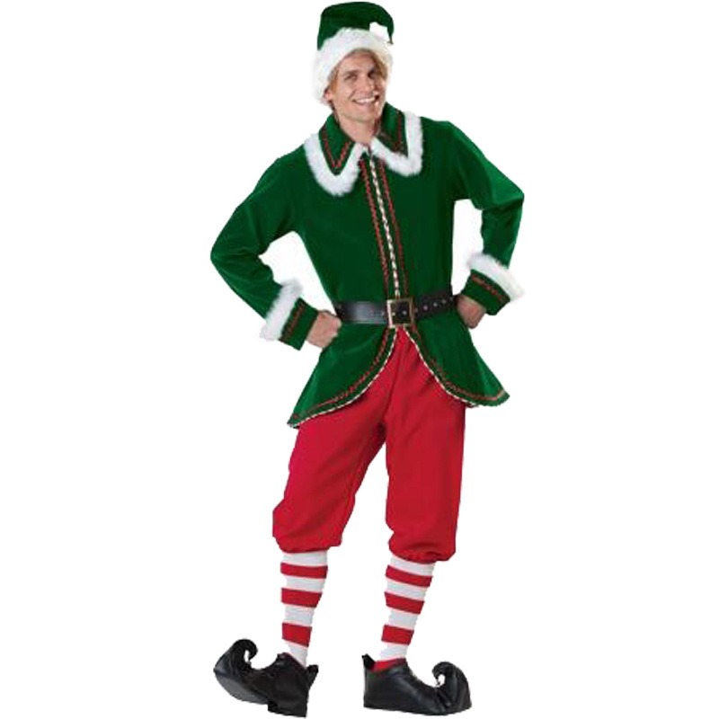 Santa Claus Costume Women Men  - Elf Costume Christmas 评论和价格