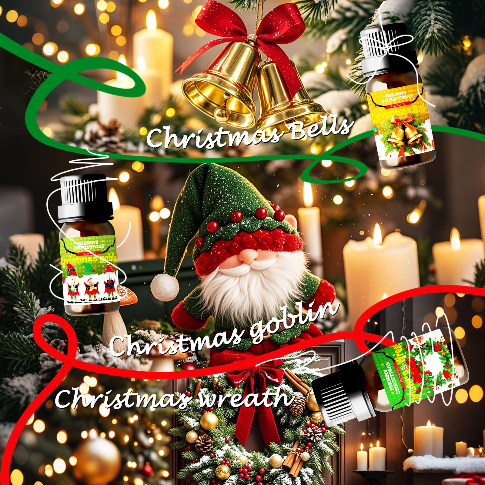 10ml Christmas Goblin Essentia - Holiday Candle Set 评论和价格