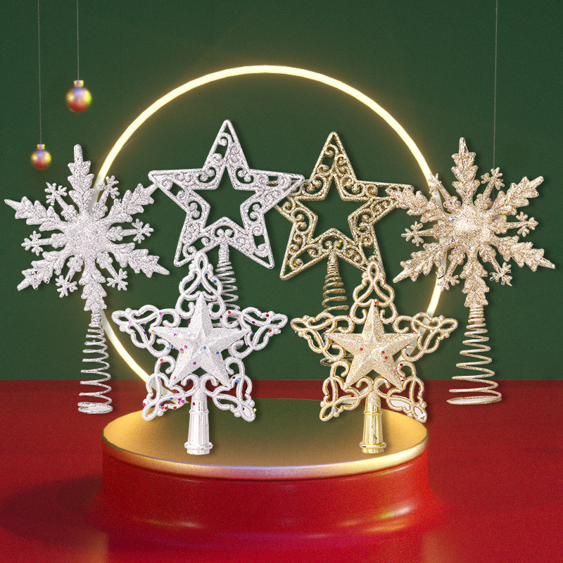 Christmas Tree Toppers Glitter - Star Tree Topper 评论和价格