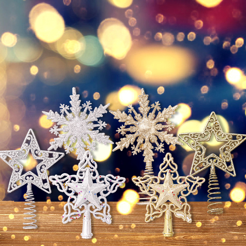 Christmas Tree Toppers Glitter - Star Tree Topper 评论和价格