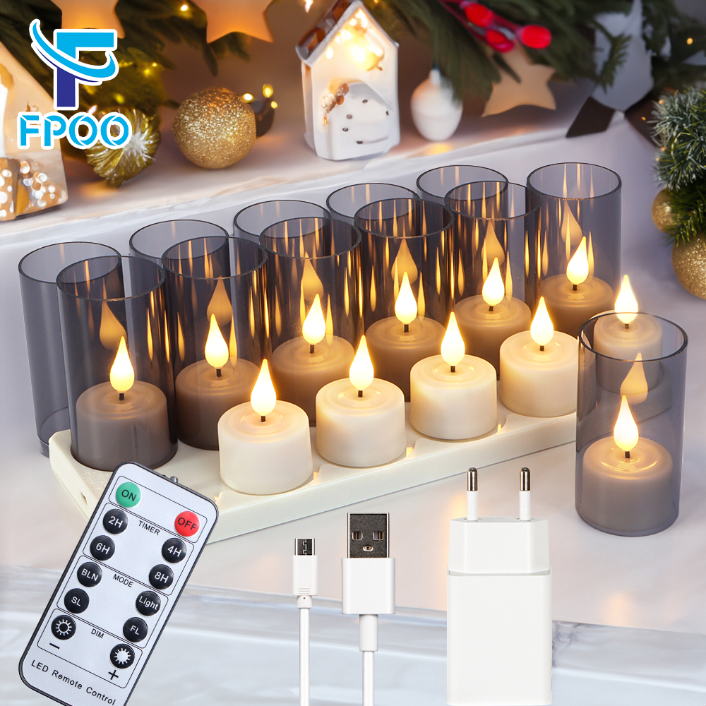 LED Candle Light Rechargeable  - Holiday Candle Set 评论和价格