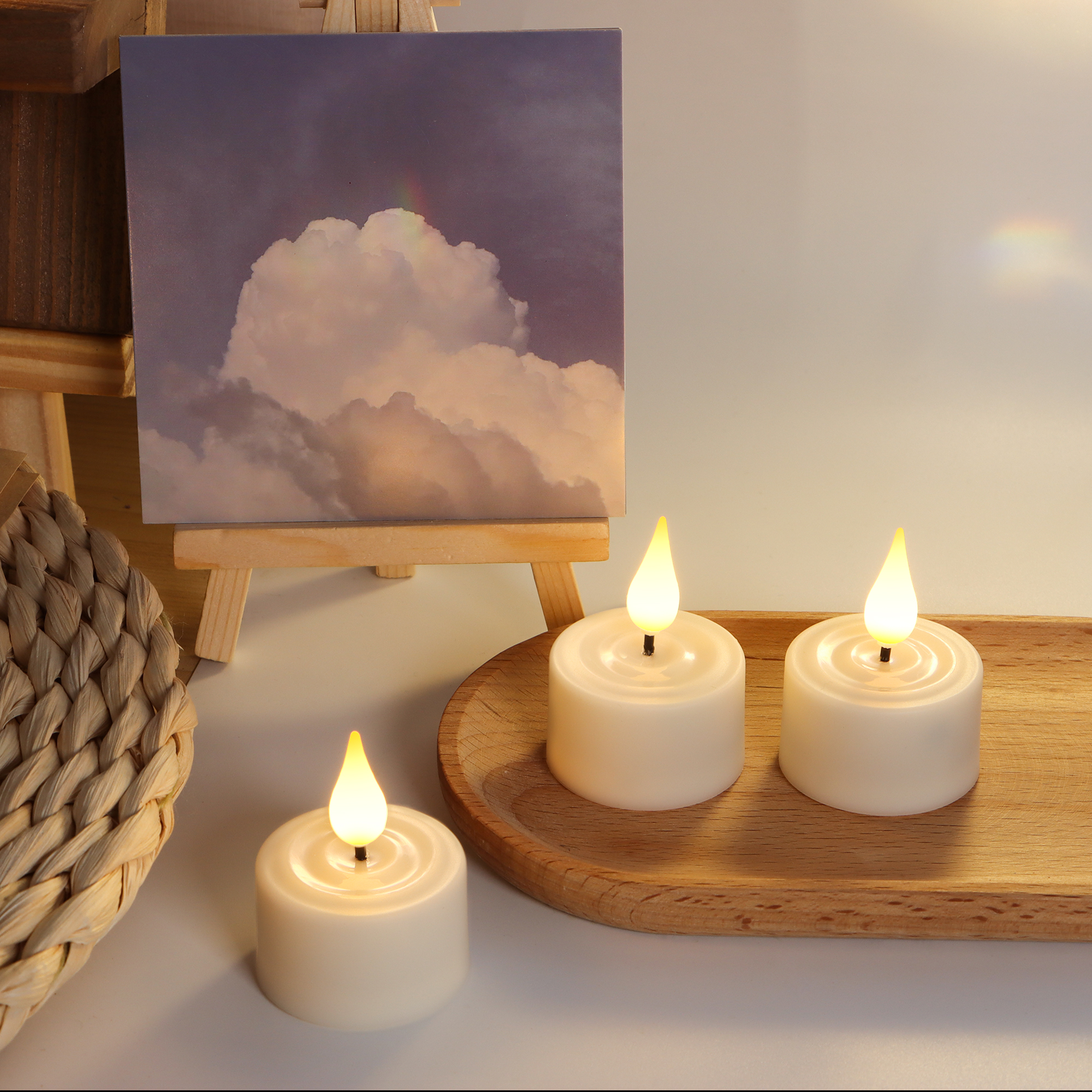 LED Candle Light Rechargeable  - Holiday Candle Set 评论和价格