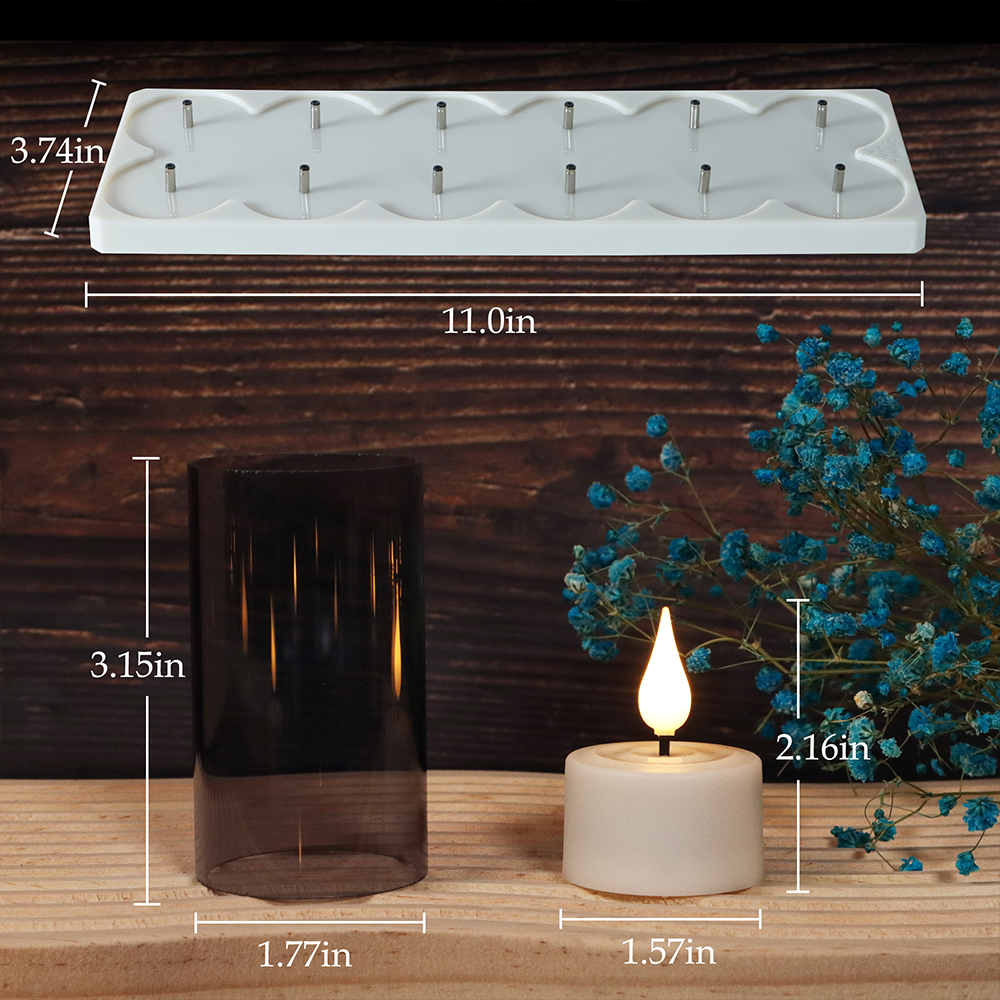 LED Candle Light Rechargeable  - Holiday Candle Set 评论和价格