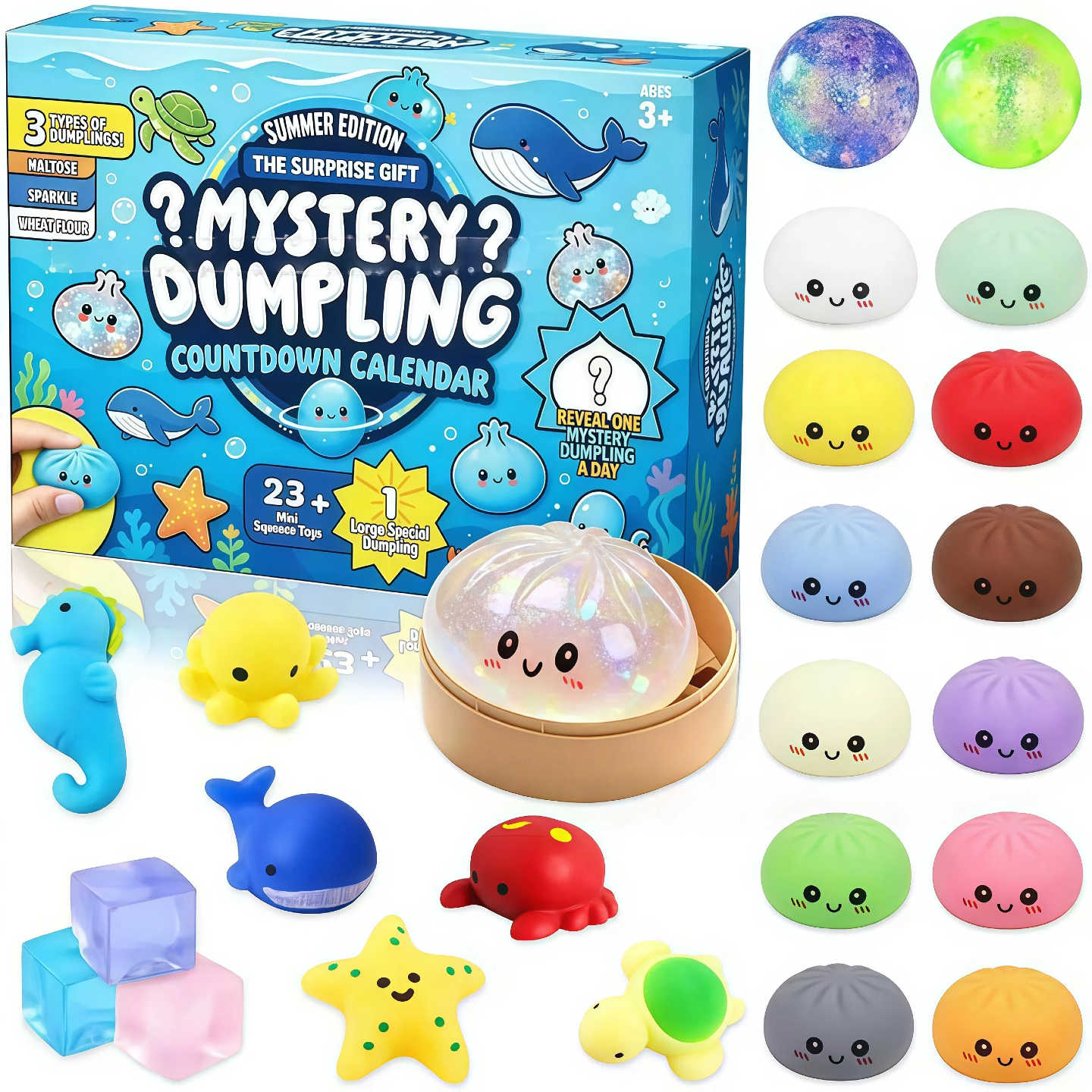 Maltose Squishy Advent Calenda - Advent Calendar Gift 评论和价格