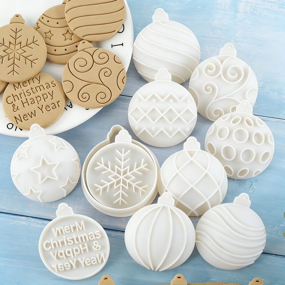 11Pcs Christmas Ornament Cooki - Ornament Ball Set 评论和价格