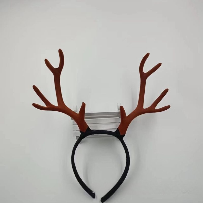 10pair 17cm Flocked Reindeer A - Reindeer Antlers Headband 评论和价格