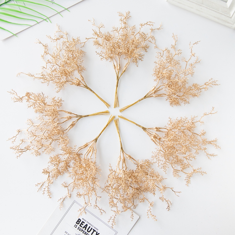 6Pcs/bundle Artificial Plant G - Christmas Wreath Fake 评论和价格