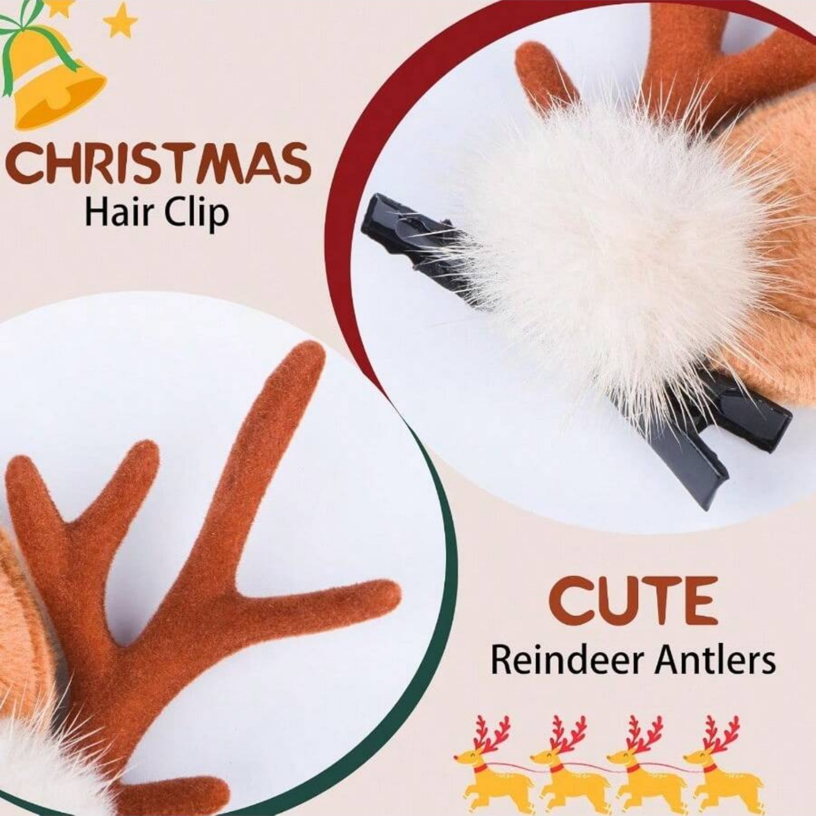 2pcs Christmas Reindeer Antler - Reindeer Antlers Headband 评论和价格