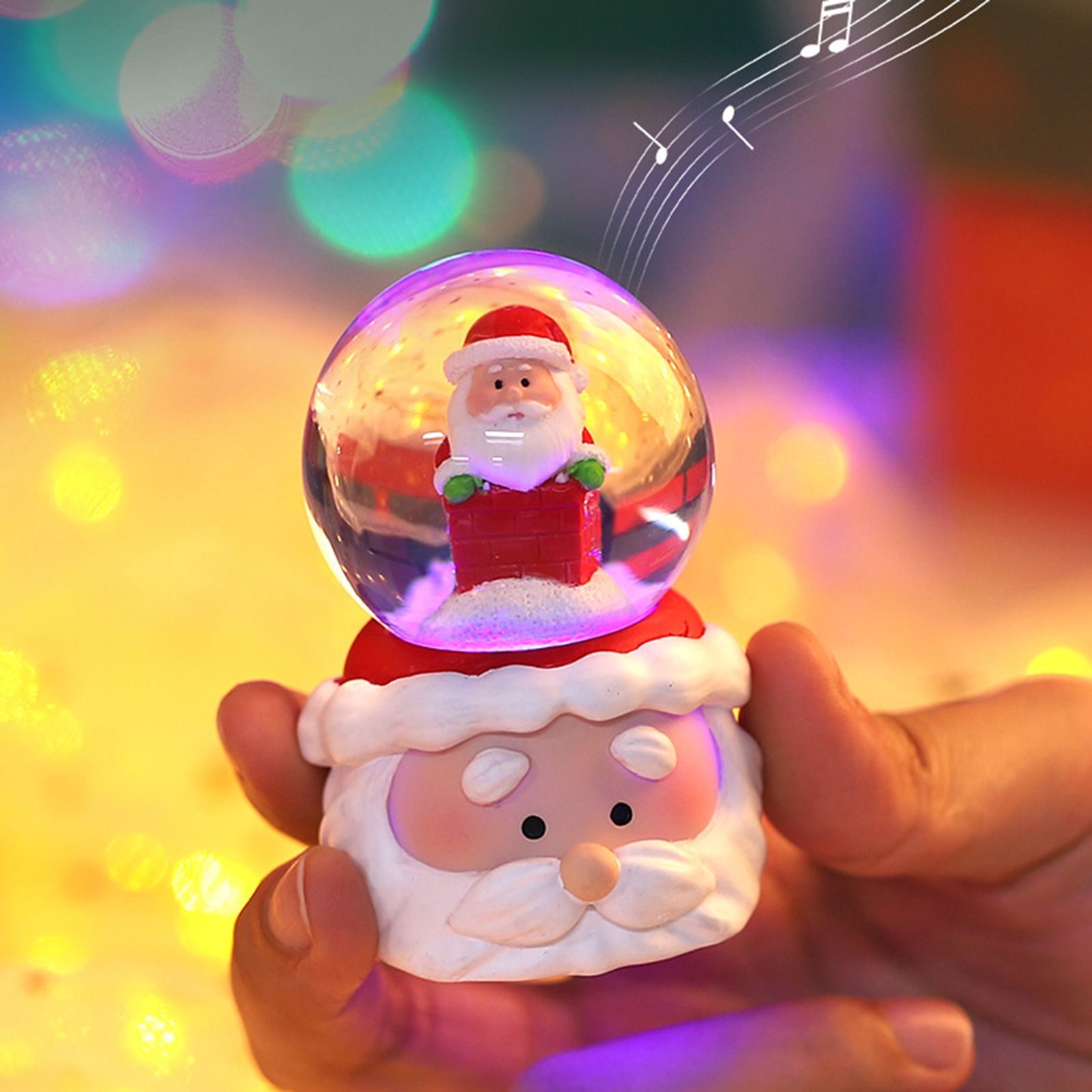 Christmas Crystal Ball Lightin - Snow Globe Musical 评论和价格