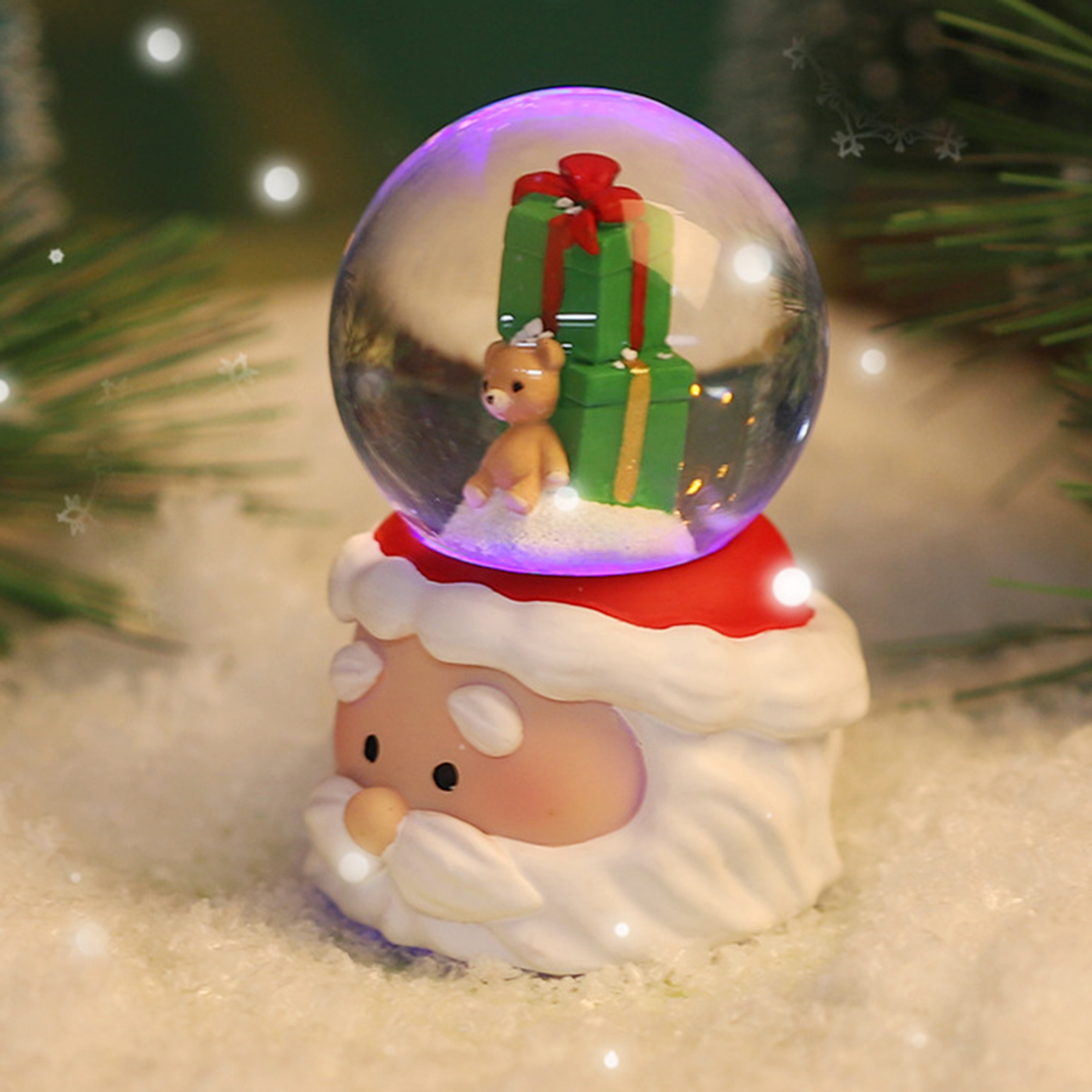 Christmas Crystal Ball Lightin - Snow Globe Musical 评论和价格