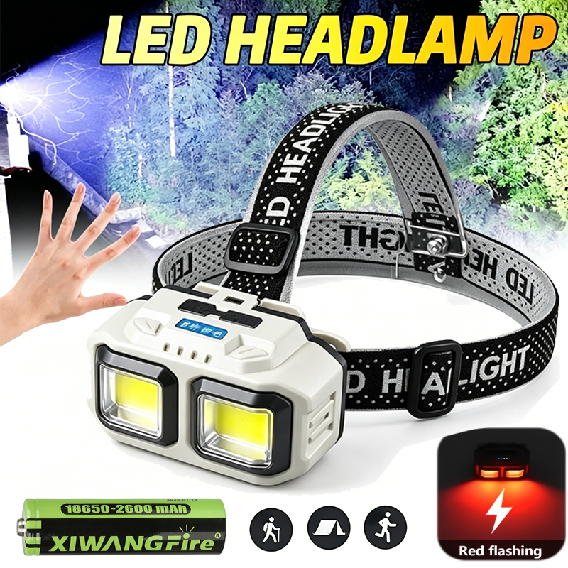 COB LED Headlamp Rechargeable  - Christmas Lights Outdoor 评论和价格