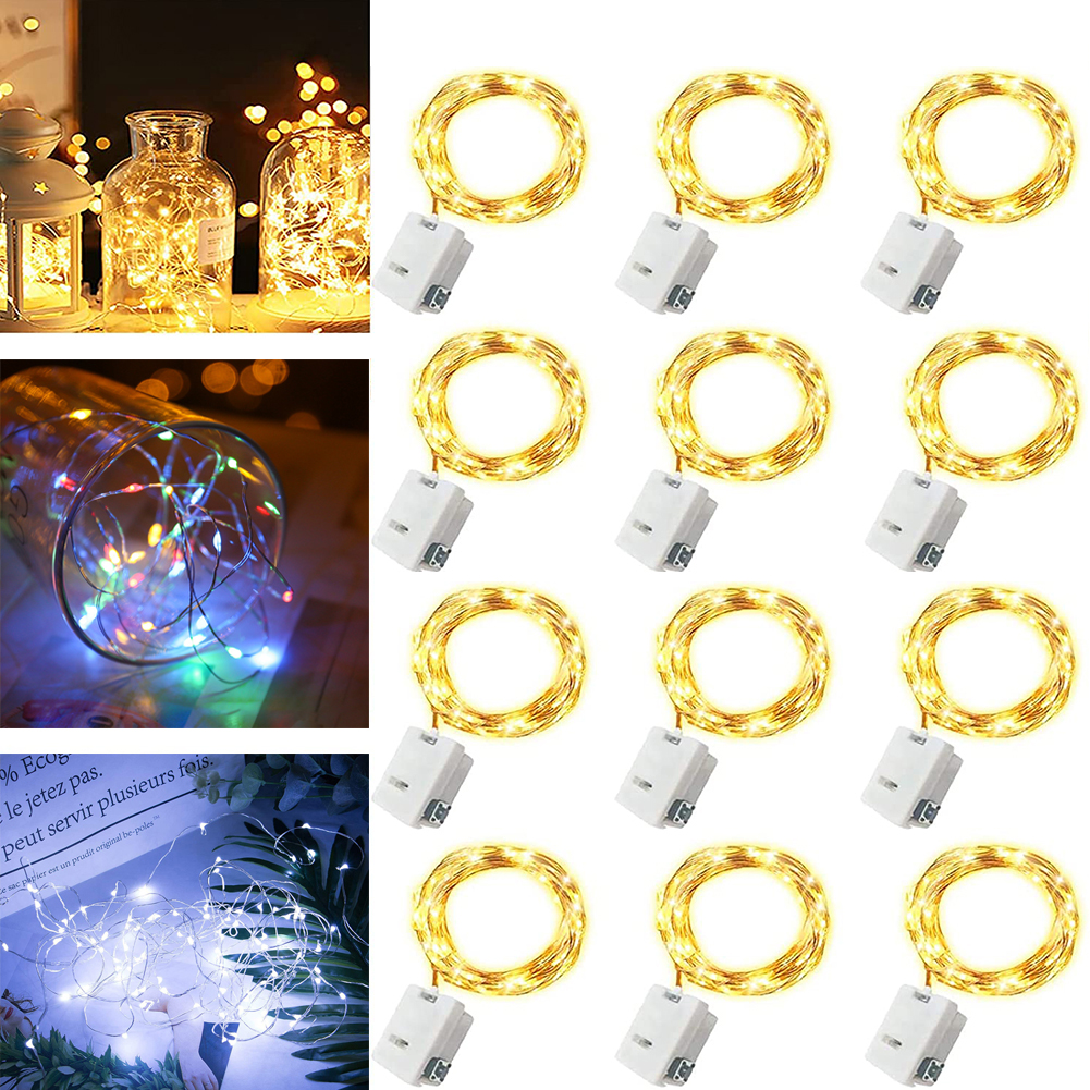 12PCS LED String Lights with 3 - Led Fairy String Lights 评论和价格