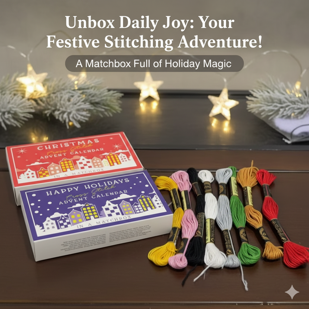 24 Days Countdown Cross Stitch - Advent Calendar Gift 评论和价格