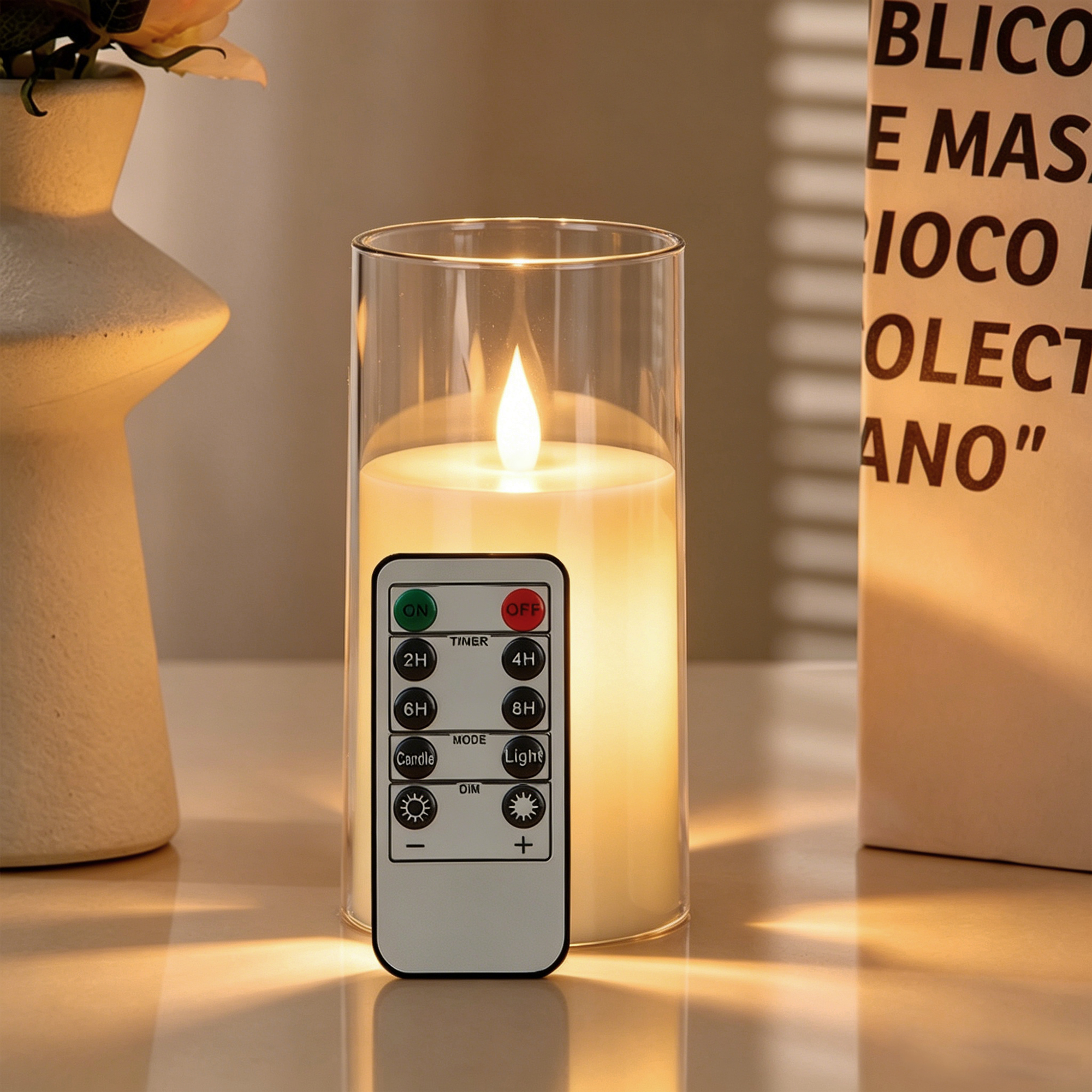 3-Piece LED Flame-Free Candle  - Holiday Candle Set 评论和价格