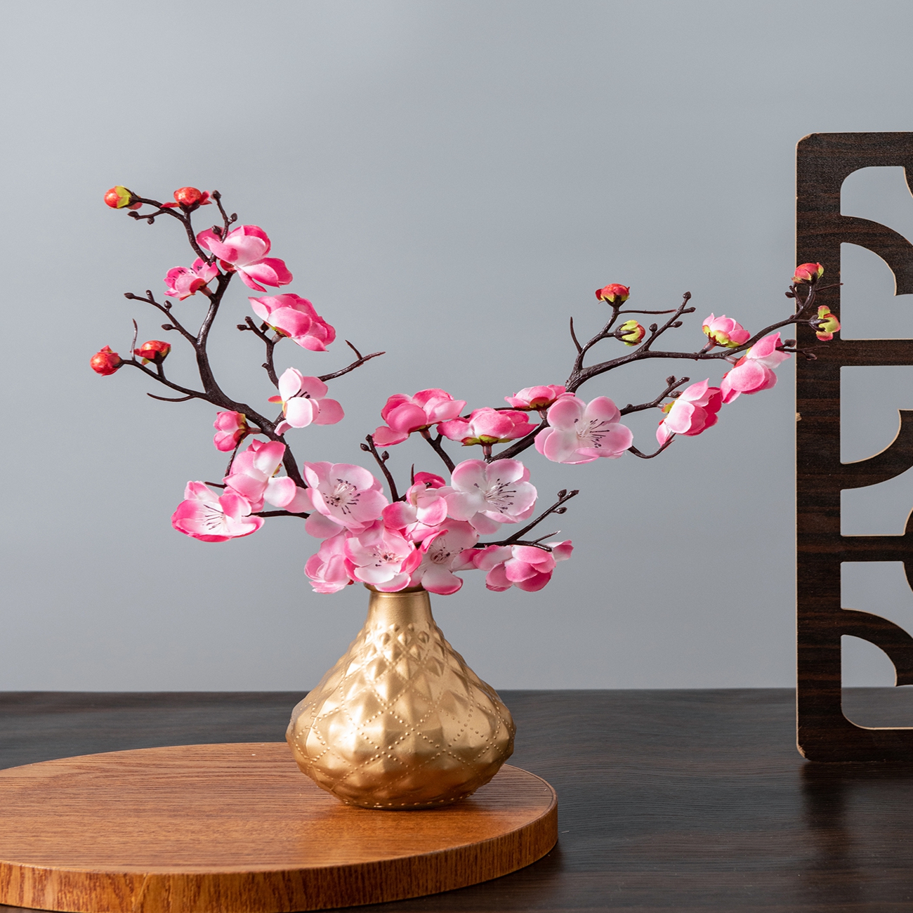 Artificial Flower Spring Plum  - Christmas Wreath Fake 评论和价格