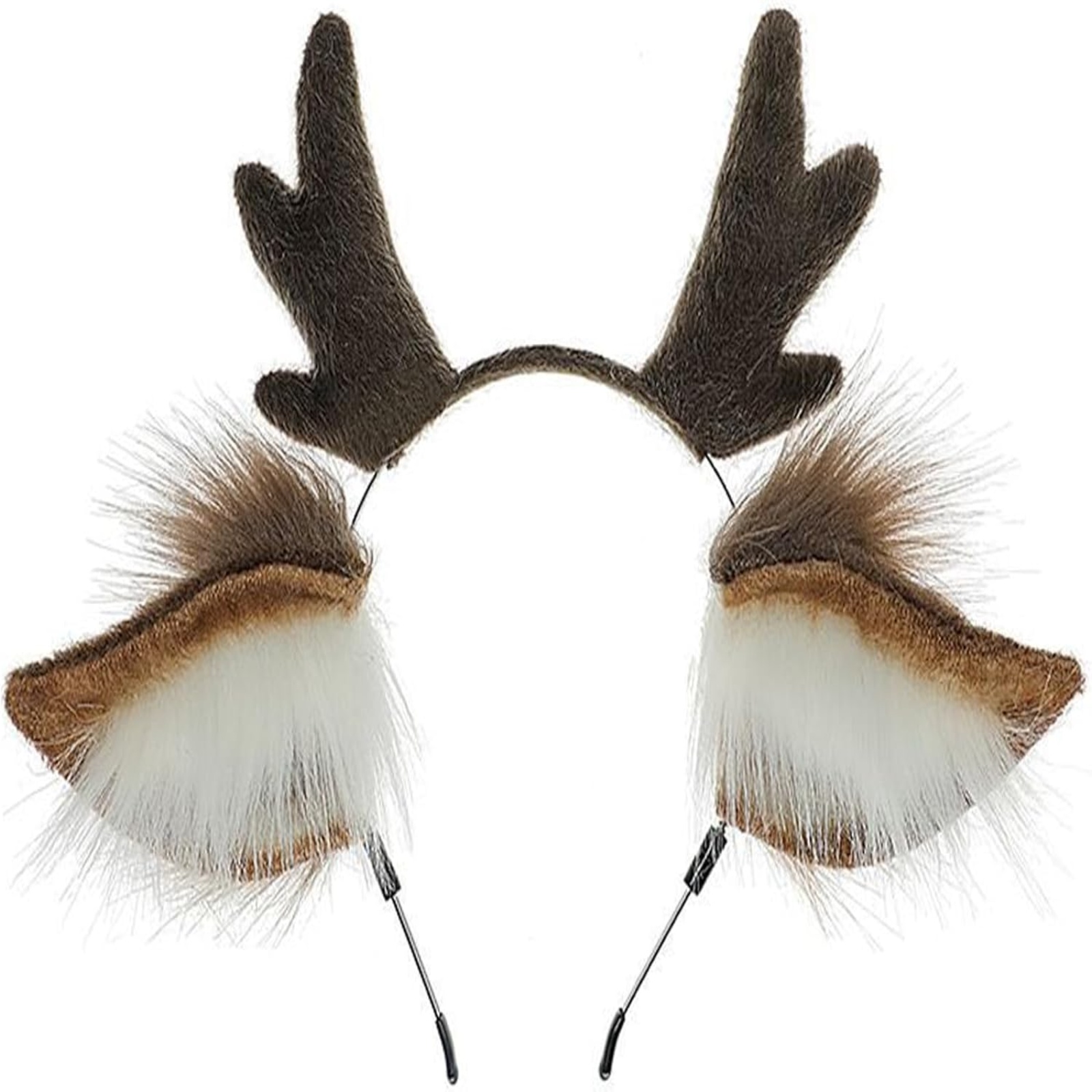 Plush reindeer headband, Chris - Reindeer Antlers Headband 评论和价格