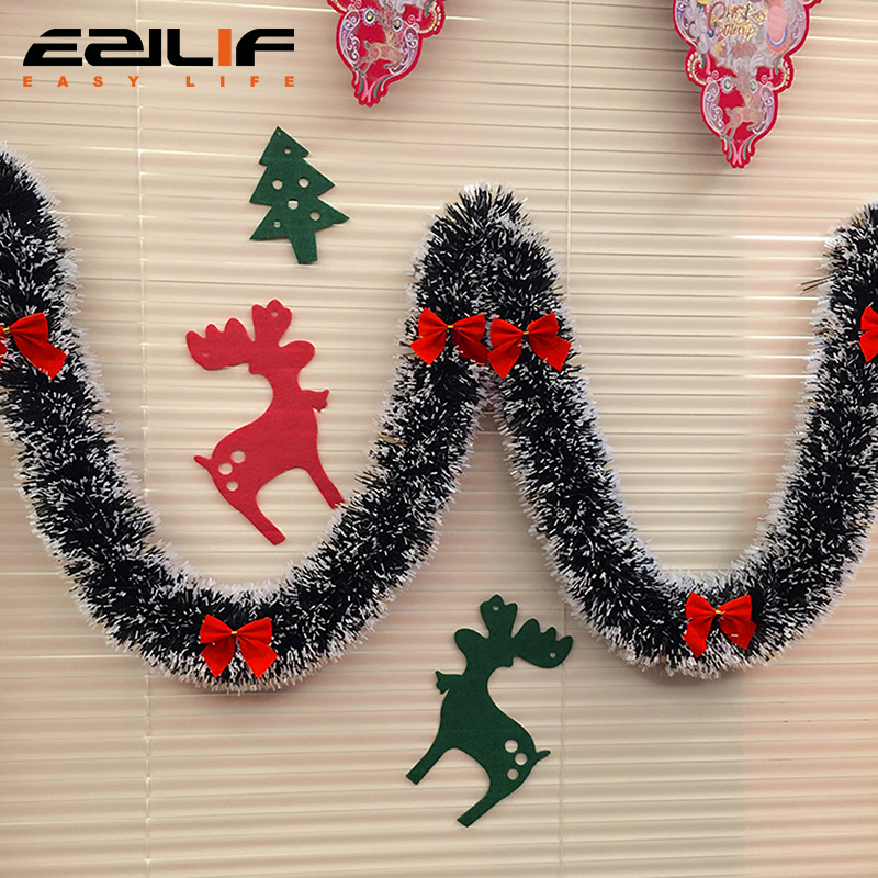 Christmas Tinsel Garland Artif - Tinsel Garland Decoration 评论和价格
