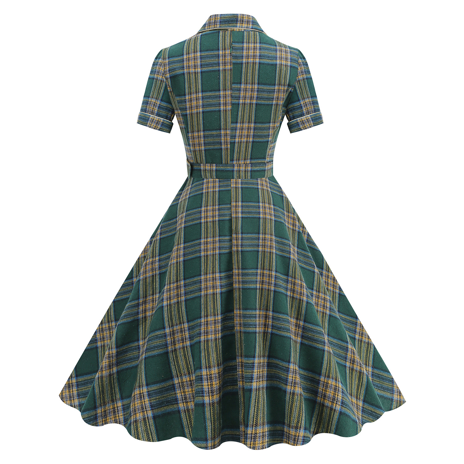 1950s Vintage Plaid Notched Co - Christmas Throw Blanket 评论和价格
