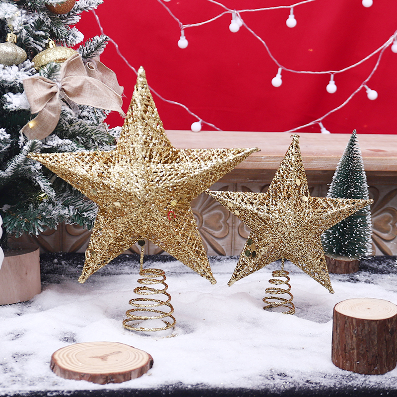 Glitter Christmas Tree Topper  - Star Tree Topper 评论和价格