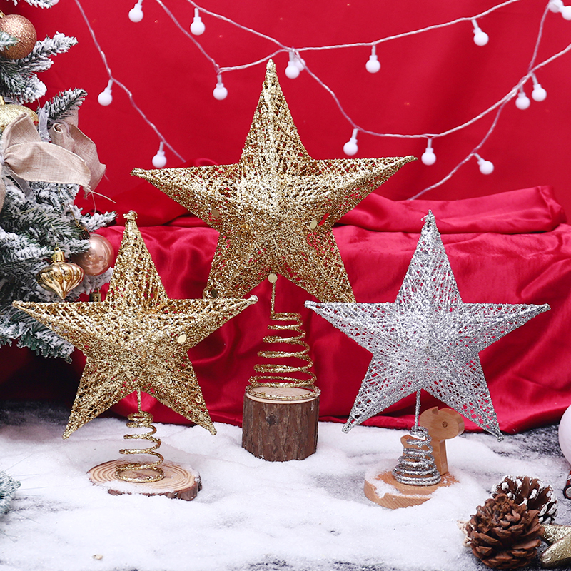 Glitter Christmas Tree Topper  - Star Tree Topper 评论和价格