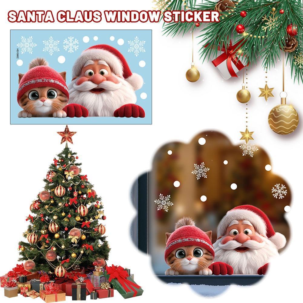 Christmas Window Door Mirror S - Snowflake Window Decal 评论和价格